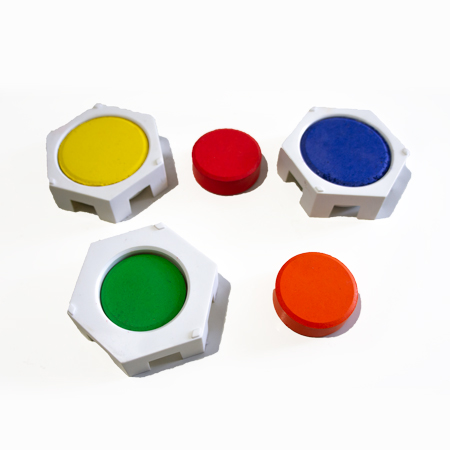 Arte tienda Kasper bloque de 6 pastillas de témpera