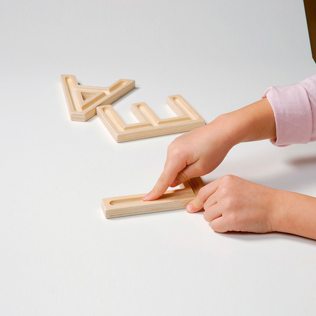 Material Didactico tienda Kasper Erfahrungsbuchstaben/ Abecedario sensorial