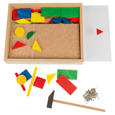 Material Didactico tienda Kasper Juego martillar fichas de colores 